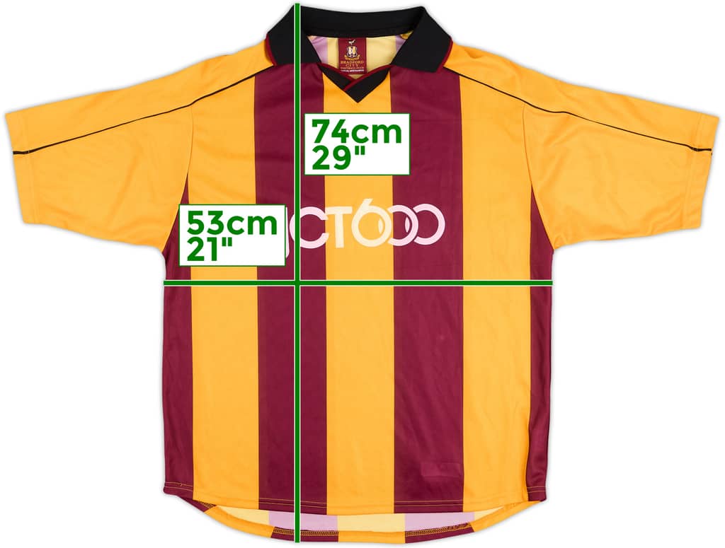 2001-03 Bradford City Home Shirt - 6/10 - (L)