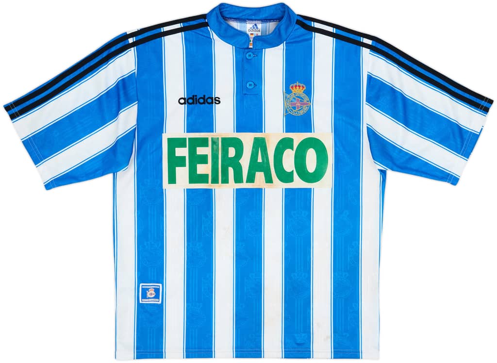 1997-98 Deportivo de La Coruna Home Shirt - 6/10 - (L)