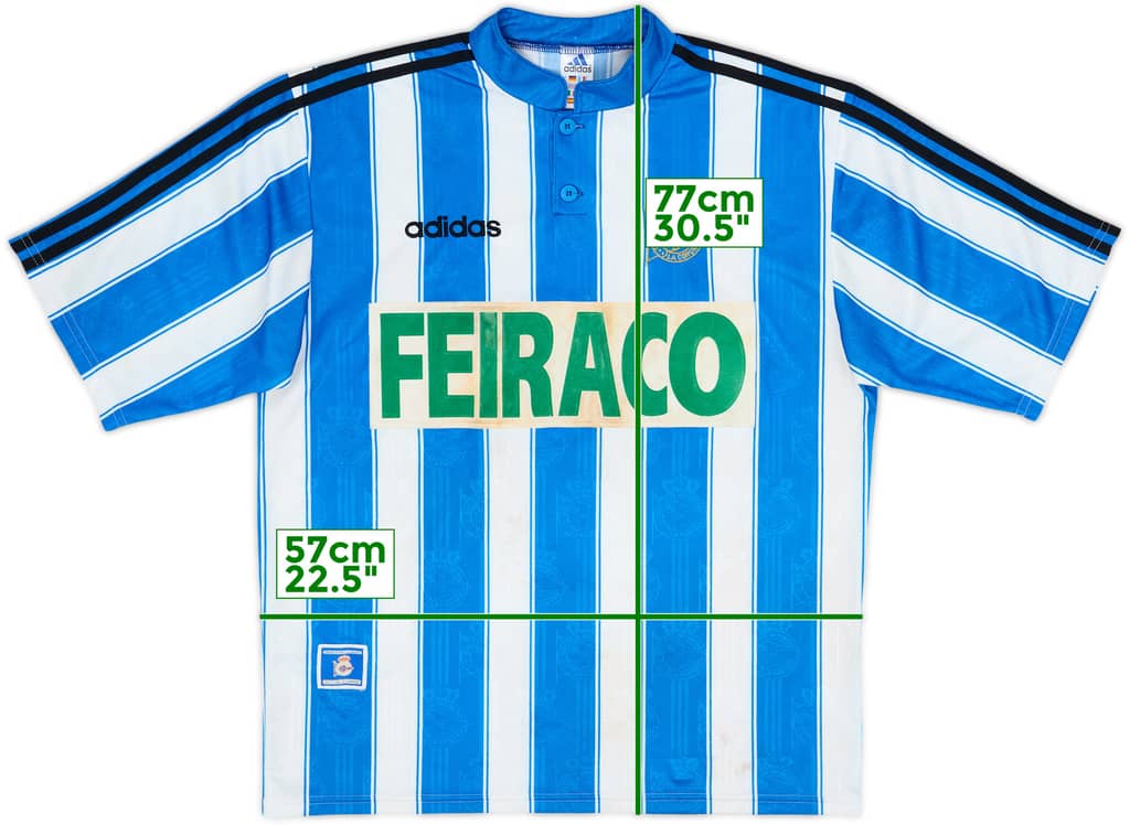 1997-98 Deportivo de La Coruna Home Shirt - 6/10 - (L)
