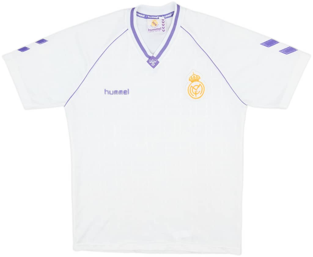 1990-91 Real Madrid Home Shirt - 6/10 - (M)