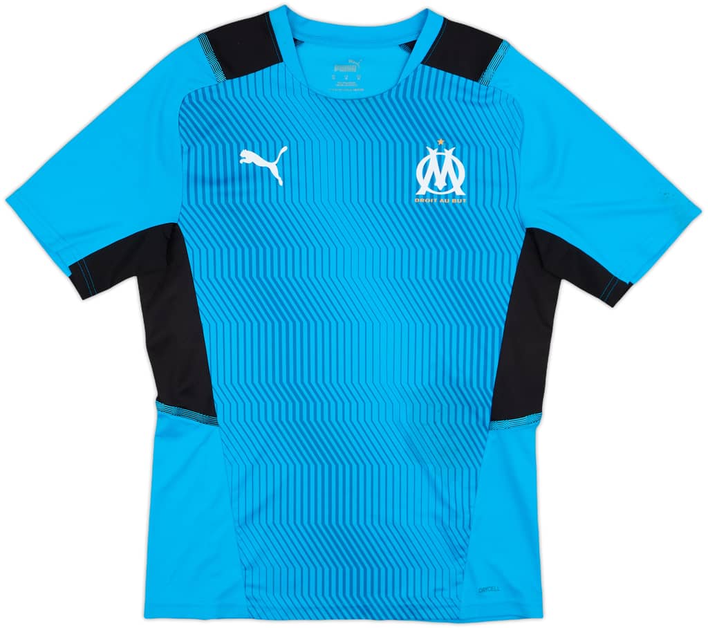 2021-22 Olympique Marseille Puma Training Shirt - 8/10 - (M)