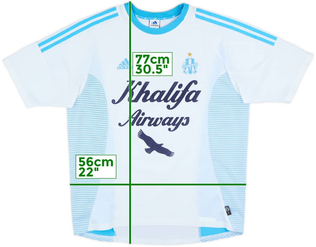 2002-03 Olympique Marseille Home Shirt - 6/10 - (L)