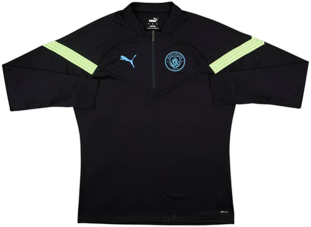 2022-23 Manchester City Puma 1/4 Zip Drill Top - 6/10 - (L)