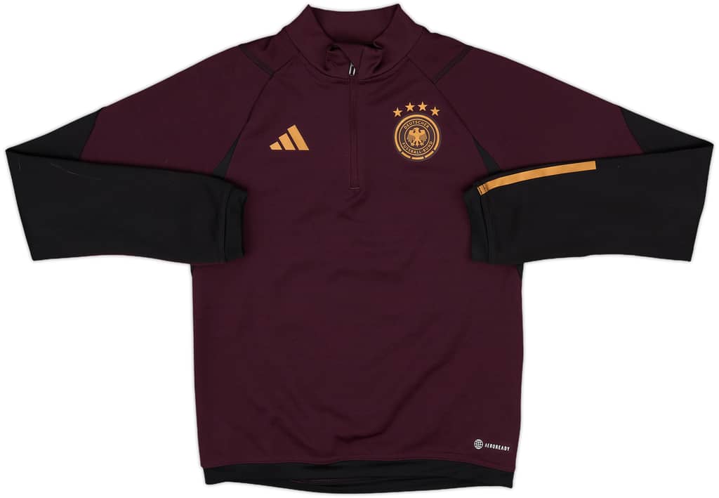 2022-23 Germany adidas 1/4 Zip Drill Top - 10/10 - (L.Boys)