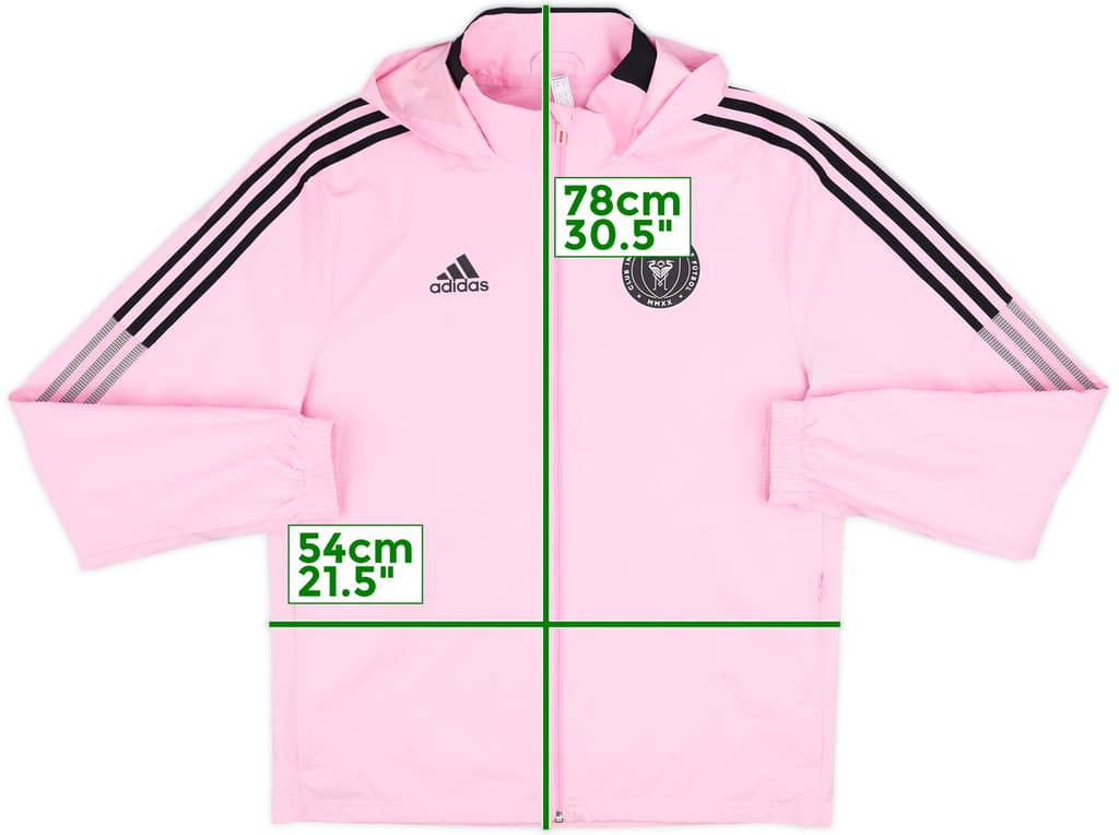 2020 Inter Miami adidas Hooded Rain Jacket - 7/10 - (S)