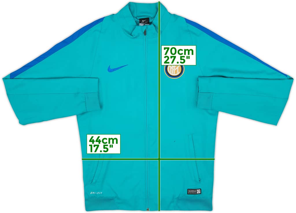 2016-17 Inter Milan Nike Track Jacket - 6/10 - (S)