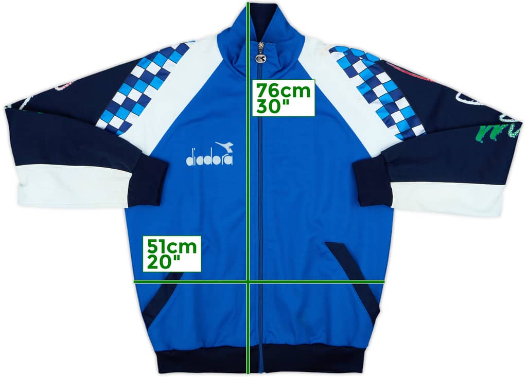 1990 Italy Diadora Track Jacket - 3/10 - (L)