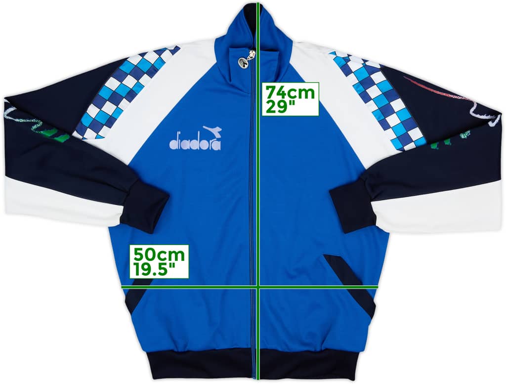 1990 Diadora Track Jacket (Italy) - 8/10 - (L)