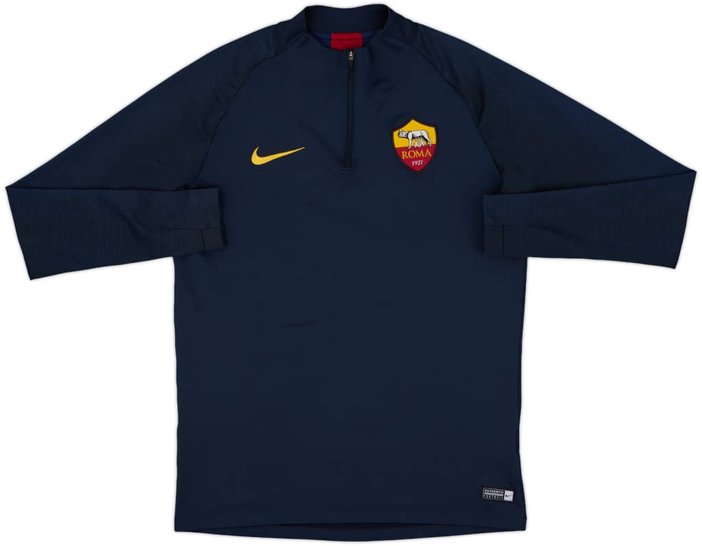 2019-20 Roma Nike 1/4 Zip Drill Top - 8/10 - (M)