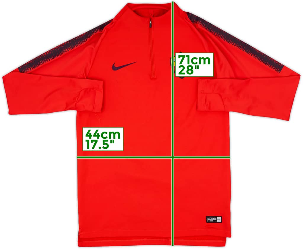 2019-20 Roma Nike 1/4 Zip Drill Top - 8/10 - (S)
