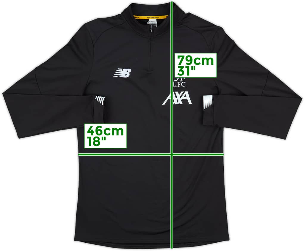 2019-20 Liverpool New Balance 1/4 Zip Drill Top - 8/10 - (M)