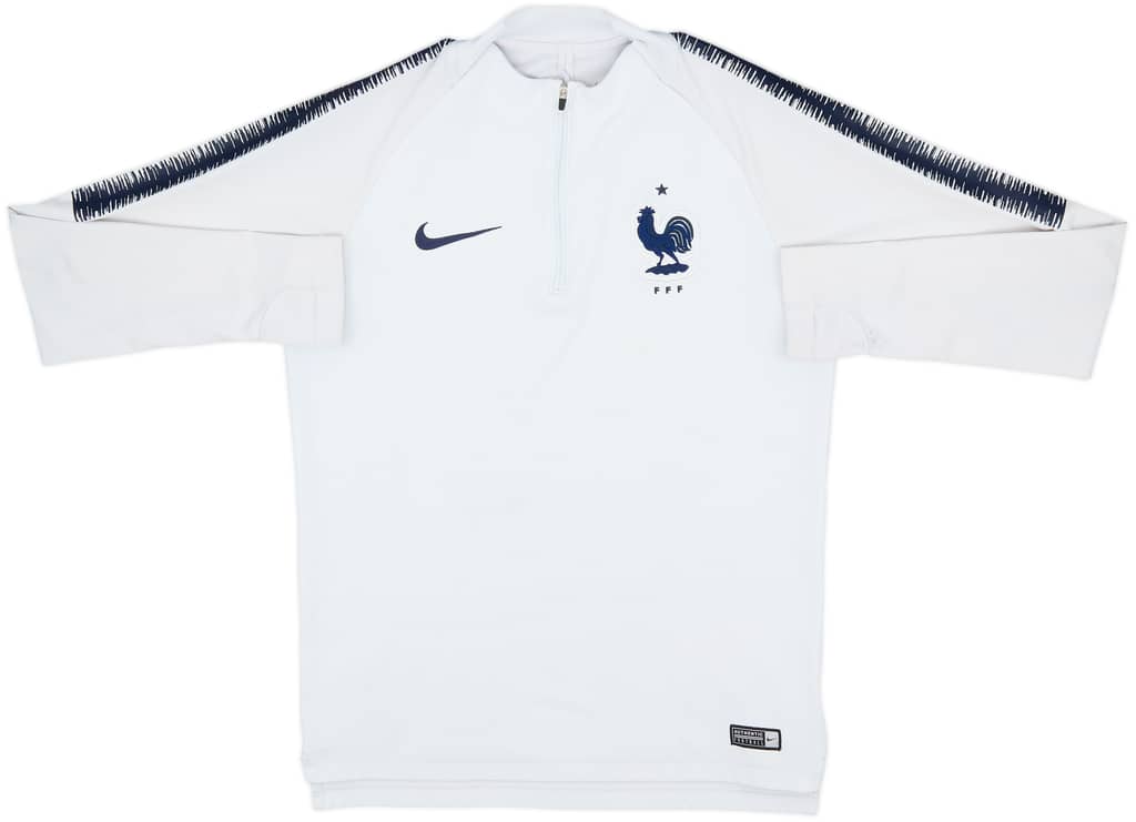 2018-19 France Nike 1/4 Zip Training Top - 6/10 - (S)