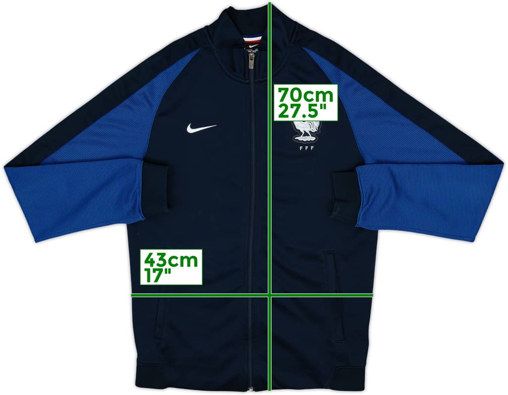 2016-17 France Nike Track Jacket - 8/10 - (S)