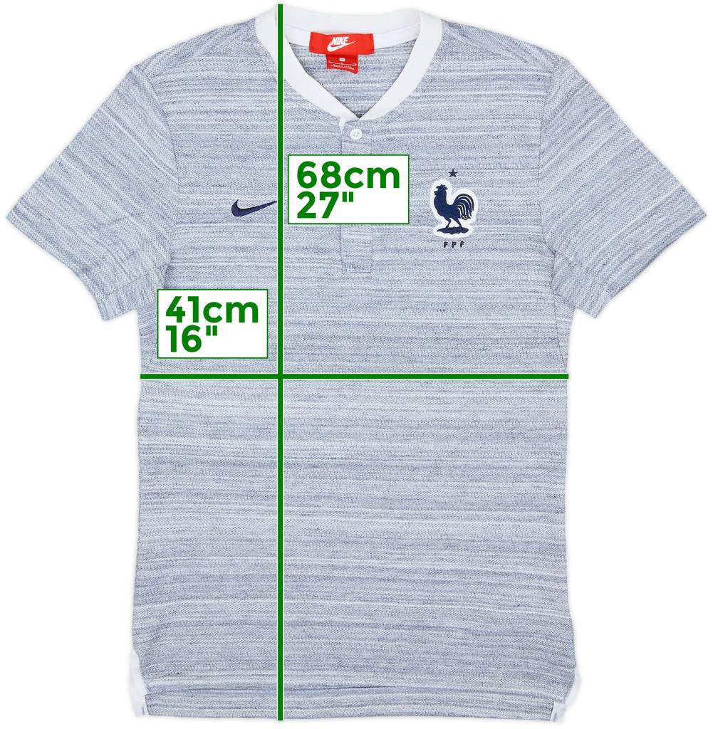 2018-19 France Nike Polo Shirt - 8/10 - (S)