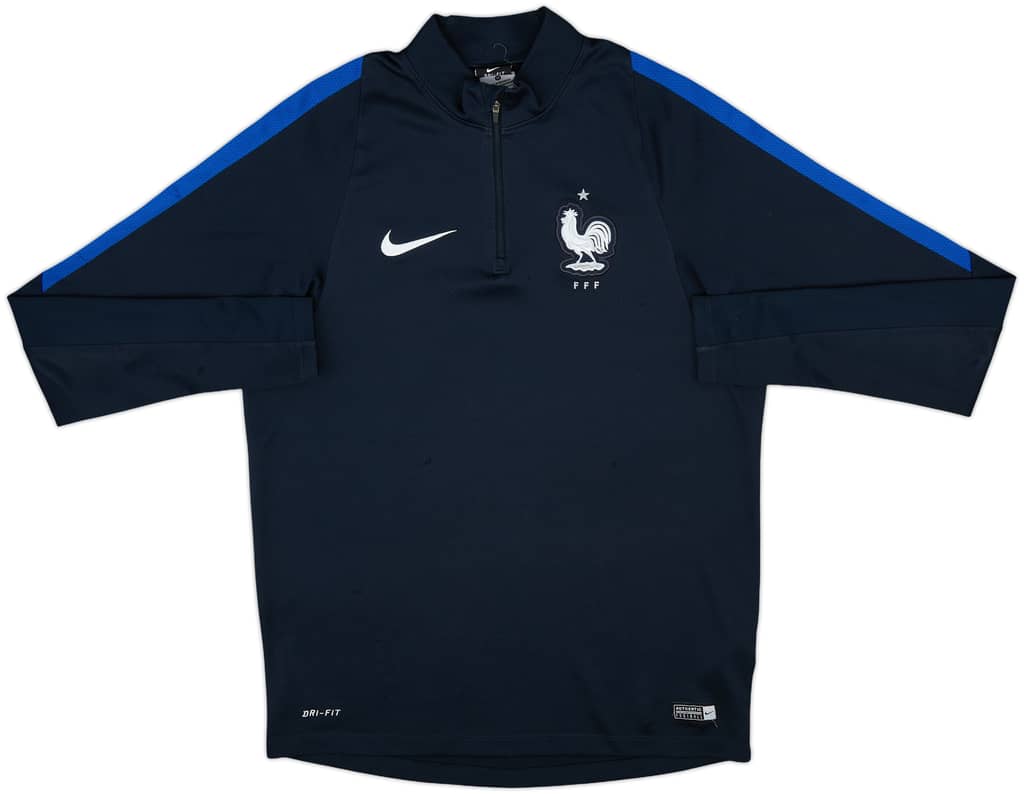 2016-17 France Nike 1/4 Zip Drill Top - 8/10 - (M)