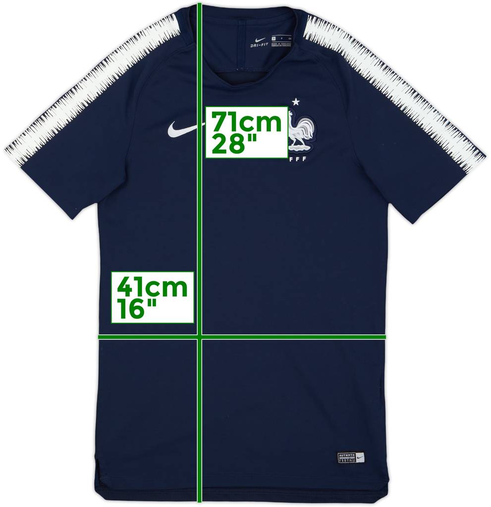 2018-19 France Nike Training Shirt - 9/10 - (S)
