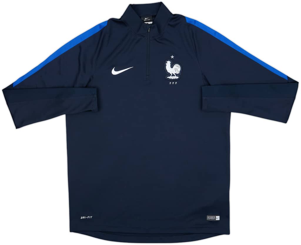 2016-17 France Nike 1/4 Zip Drill Top - 10/10 - (L)