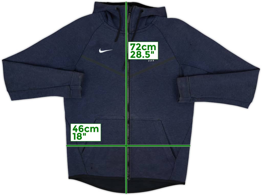 2018-19 France Nike Hooded Track Jacket - 6/10 - (S)