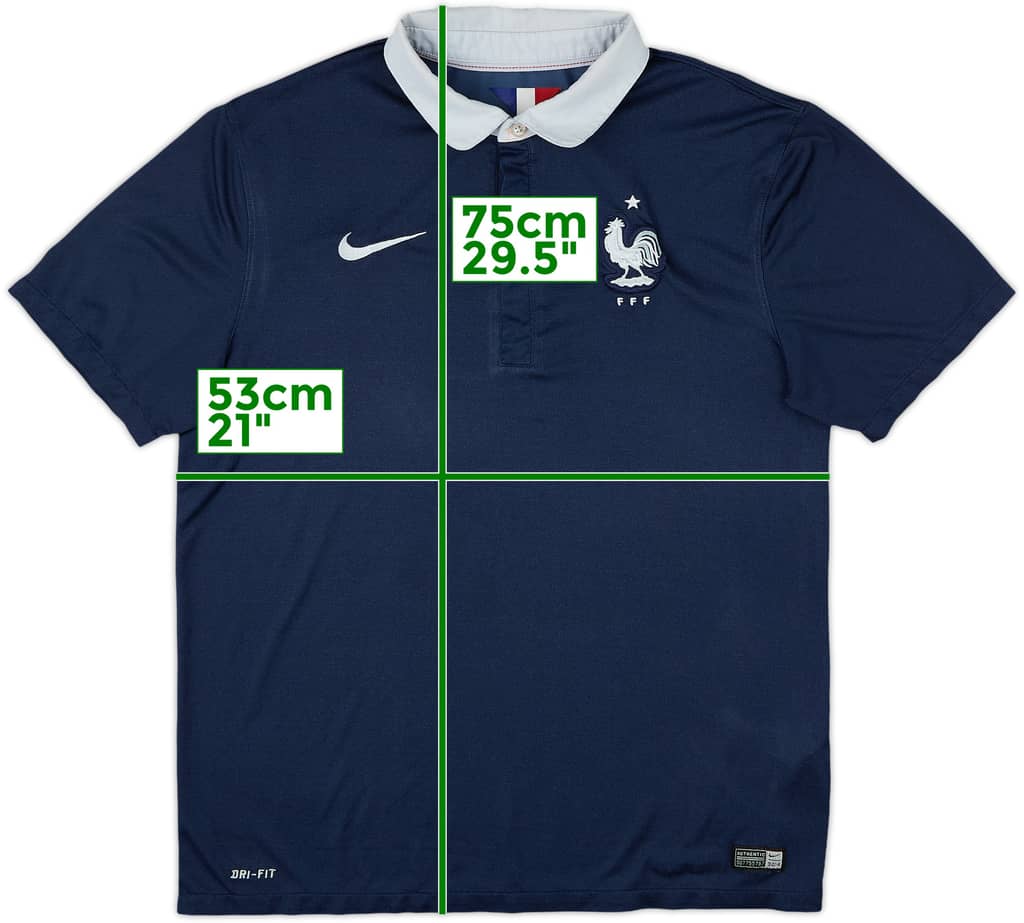 2014-15 France Home Shirt - 5/10 - (L)