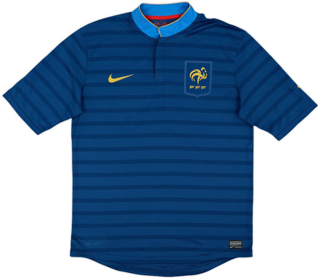 2012-13 France Authentic Home Shirt - 8/10 - (M)