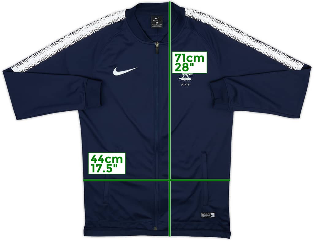 2018-19 France Nike Track Jacket - 8/10 - (S)
