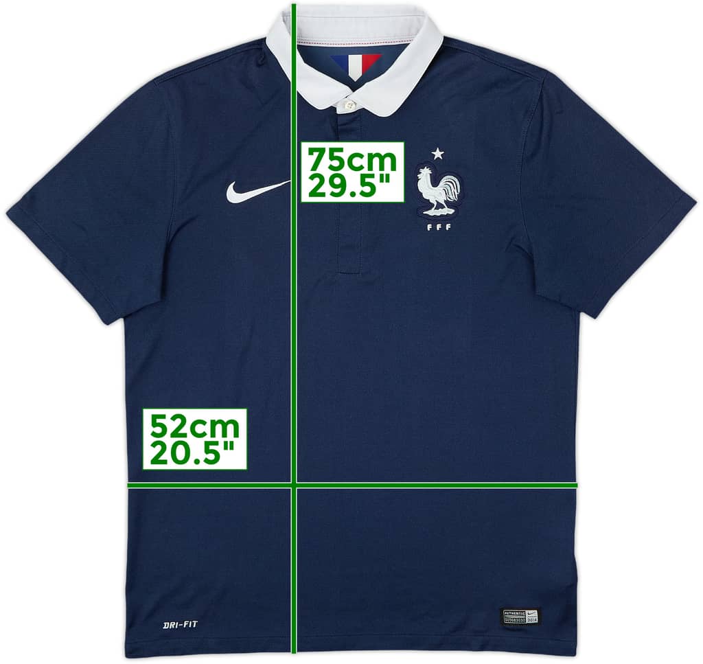 2014-15 France Home Shirt - 7/10 - (M)