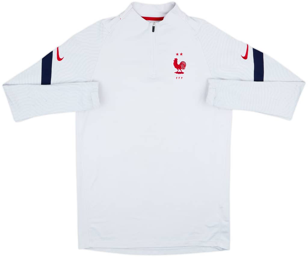 2020-21 France Nike 1/4 Zip Drill Top - 5/10 - (M)