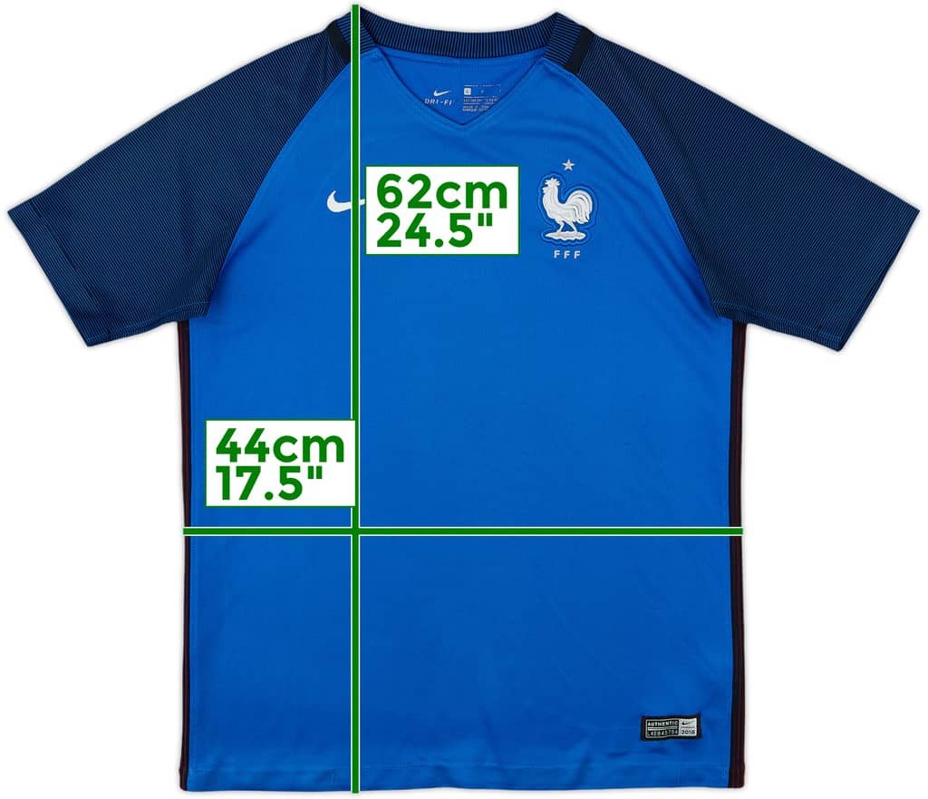 2016-17 France Home Shirt - 6/10 - (L.Boys)