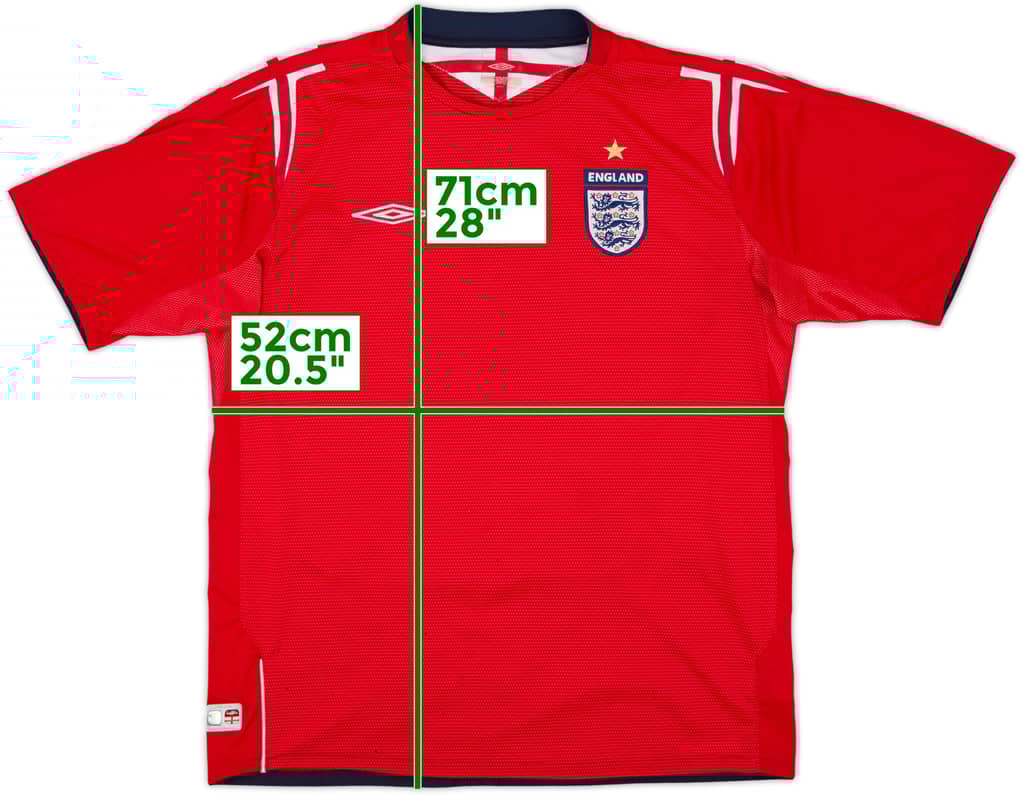 2004-06 England Away Shirt - 5/10 - (L)