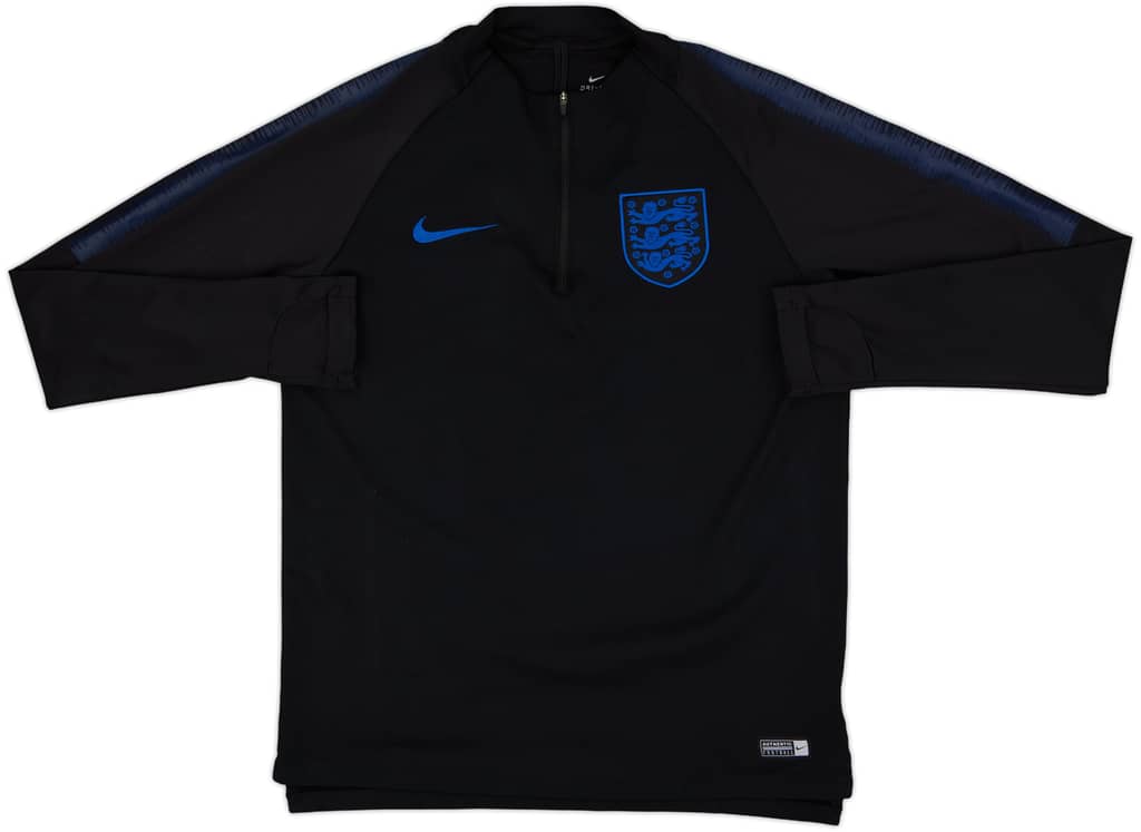 2018-19 England Nike 1/4 Zip Drill Top - 8/10 - (M)