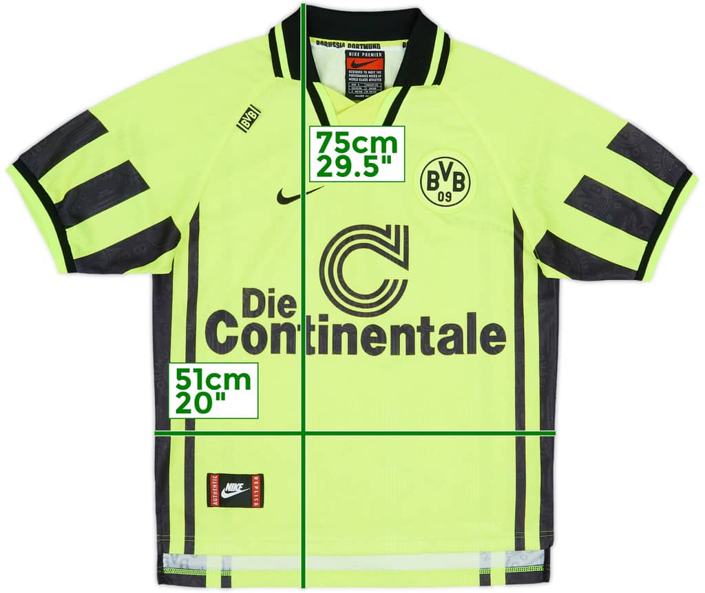 1996-97 Borussia Dortmund Home Shirt - 6/10 - (S)