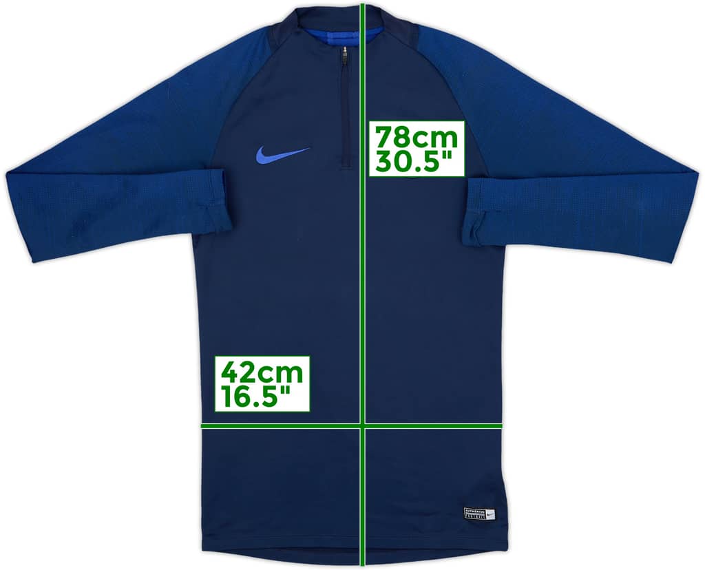 2019-20 Chelsea Nike 1/4 Zip Drill Top - 9/10 - (XS)