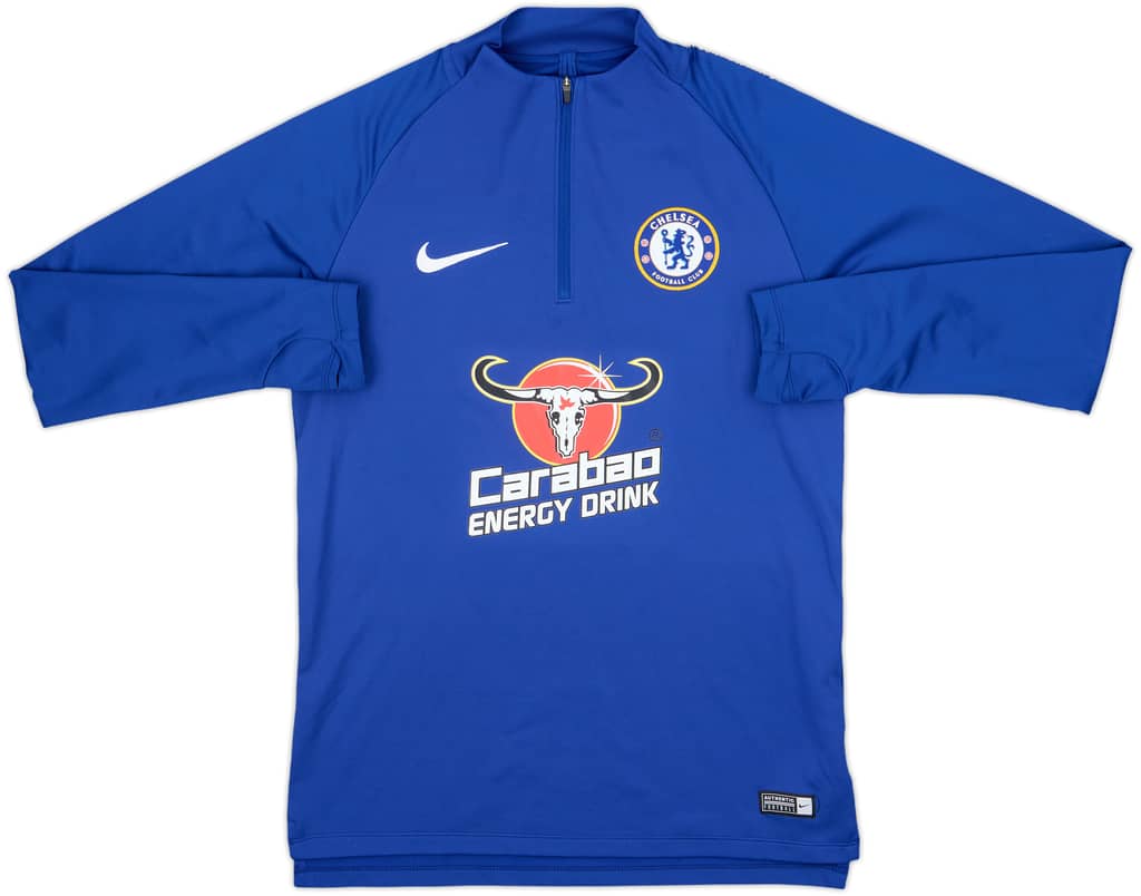 2018-19 Chelsea Nike 1/4 Zip Drill Top - 9/10 - (S)