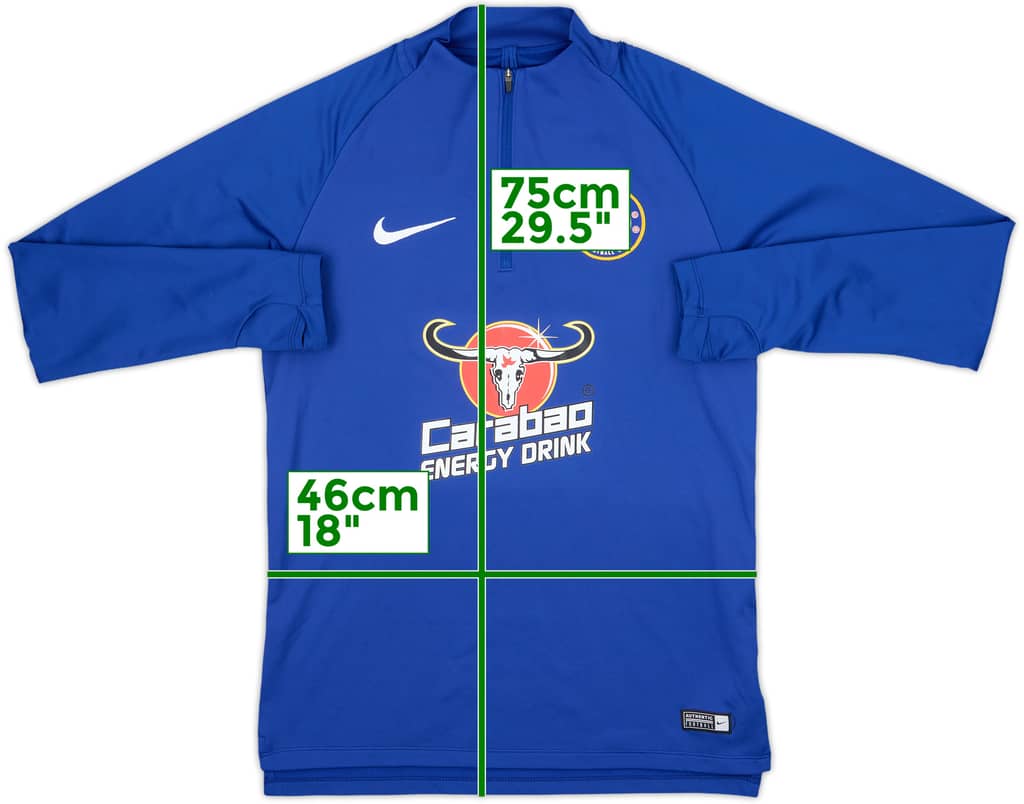 2018-19 Chelsea Nike 1/4 Zip Drill Top - 9/10 - (S)