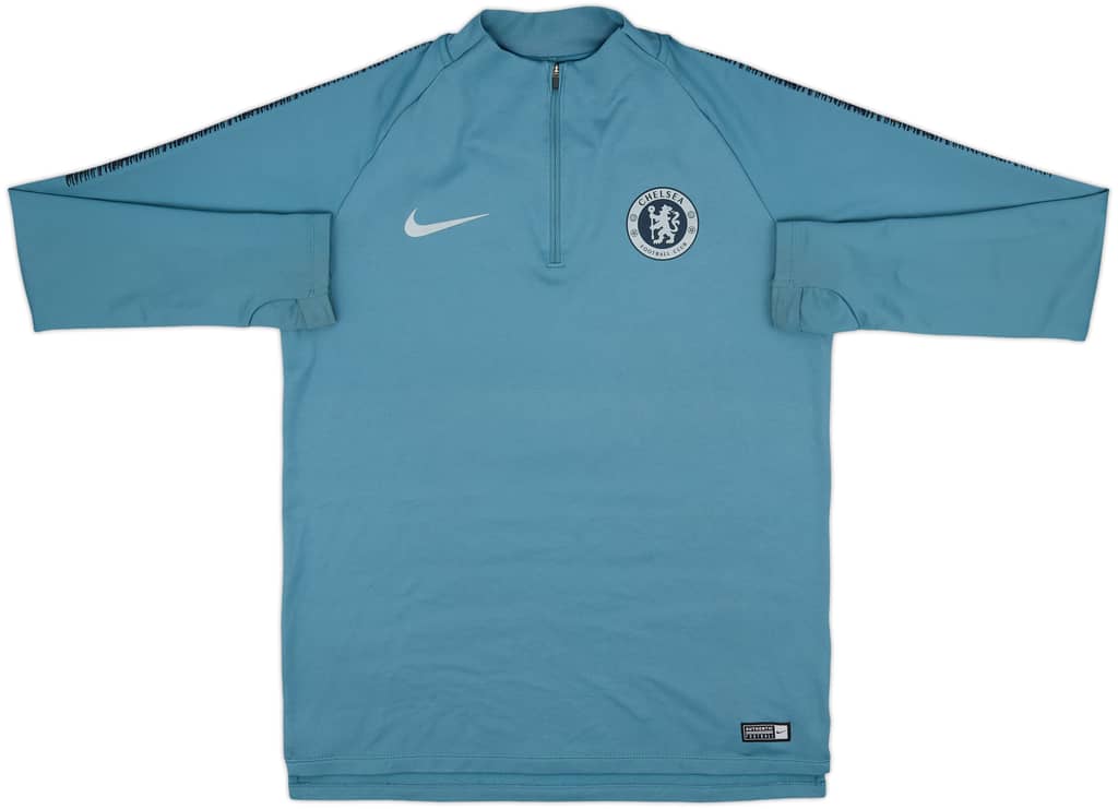 2018-19 Chelsea Nike 1/4 Zip Training Top - 8/10 - (M)