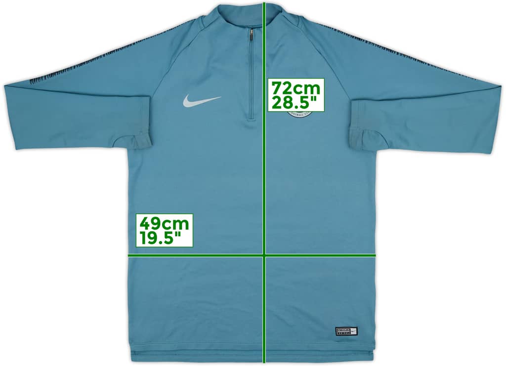2018-19 Chelsea Nike 1/4 Zip Training Top - 8/10 - (M)