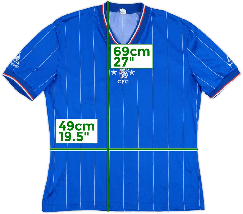 1981-83 Chelsea Home Shirt - 9/10 - (M)