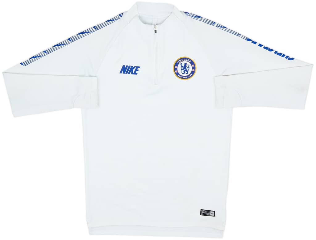 2019-20 Chelsea Nike 1/4 Zip Training Top - 6/10 - (S)