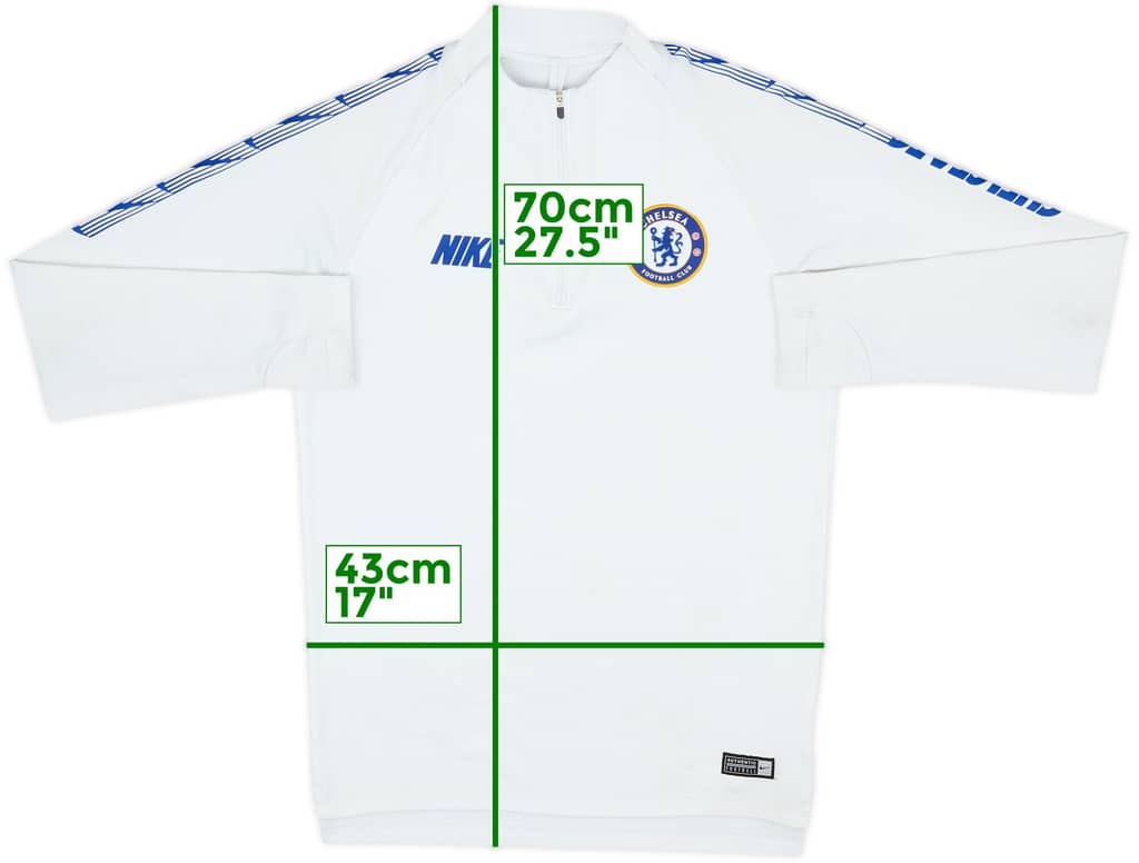 2019-20 Chelsea Nike 1/4 Zip Training Top - 6/10 - (S)