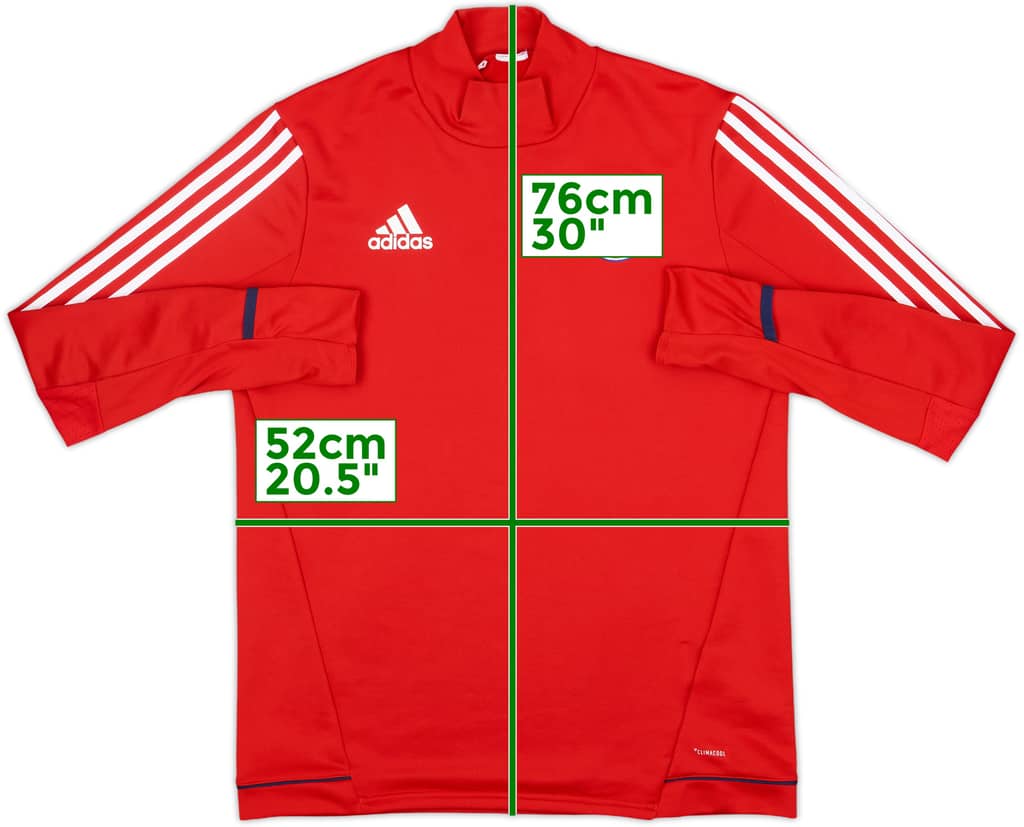 2017-18 Bayern Munich adidas Drill Top - 8/10 - (M)
