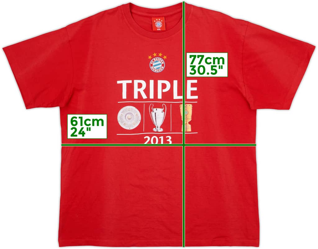 2013 Bayern Munich Tee - 9/10 - (XXL)