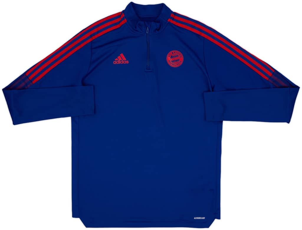 2021-22 Bayern Munich adidas 1/4 Zip Drill Top - 7/10 - (L)