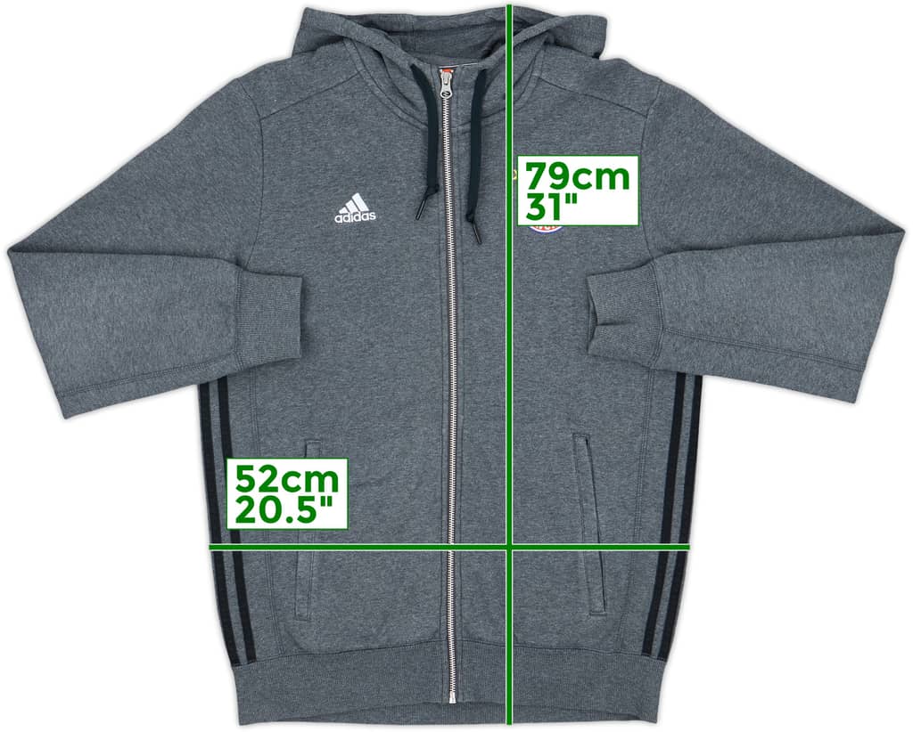 2016-17 Bayern Munich adidas Hooded Track Jacket - 10/10 - (M)