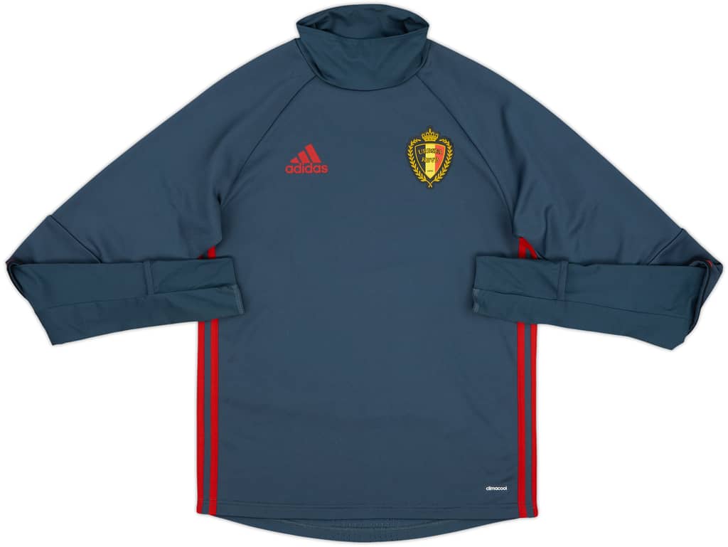 2015-16 Belgium adidas Sweat Top - 9/10 - (S)