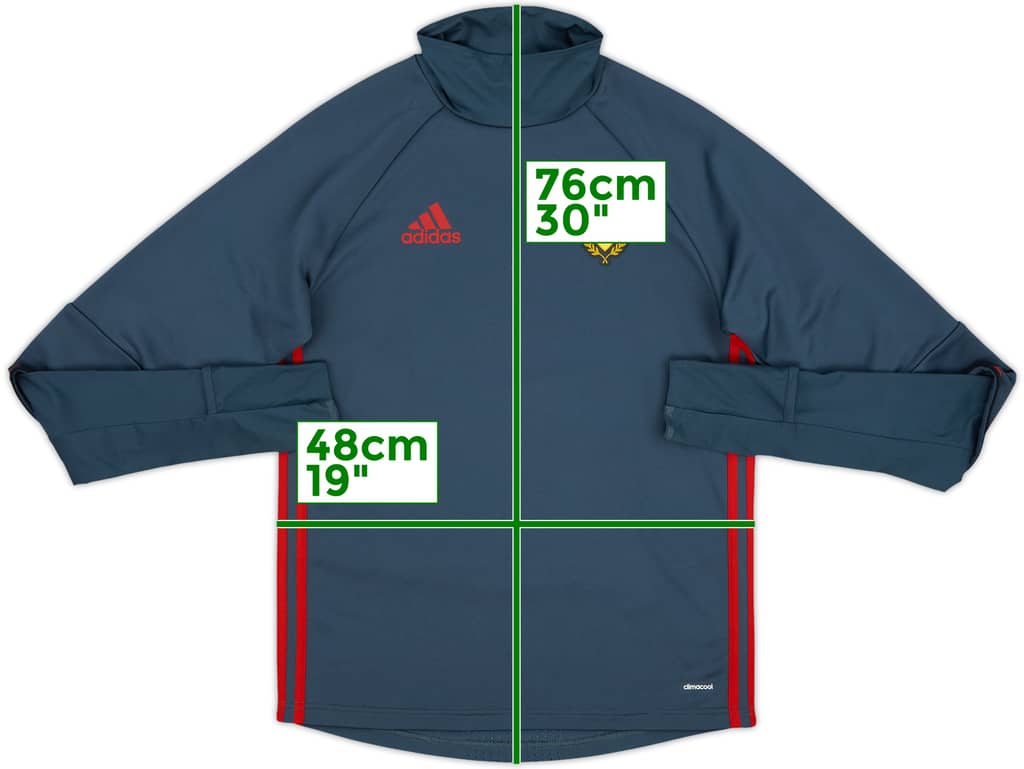 2015-16 Belgium adidas Sweat Top - 9/10 - (S)