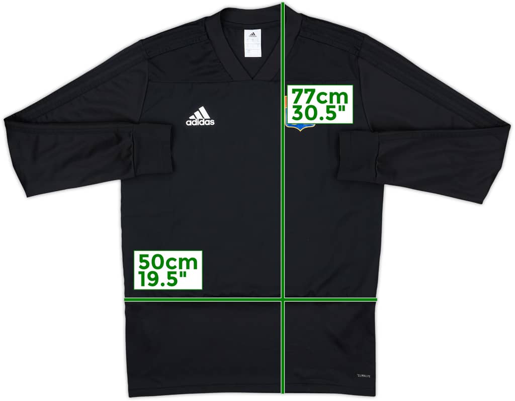 2018-19 Lyon adidas Drill Top - 7/10 - (M)