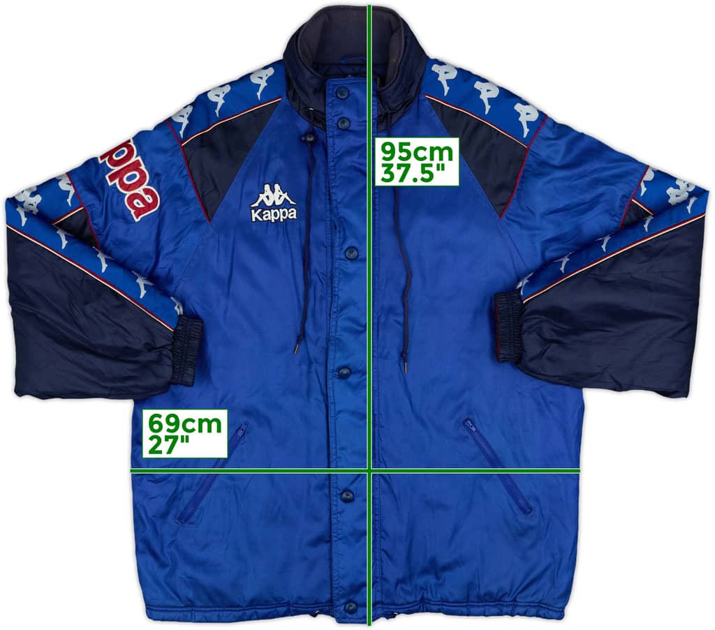 1995-97 Barcelona Kappa Padded Bench Coat - 4/10 - (L)