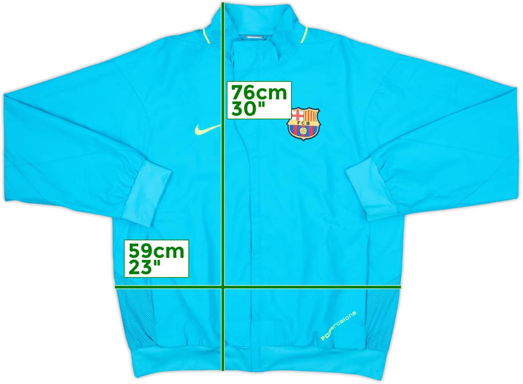 2007-08 Barcelona Nike Track Jacket - 9/10 - (L)