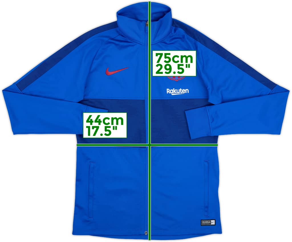 2019-20 Barcelona Nike Track Jacket - 9/10 - (S)