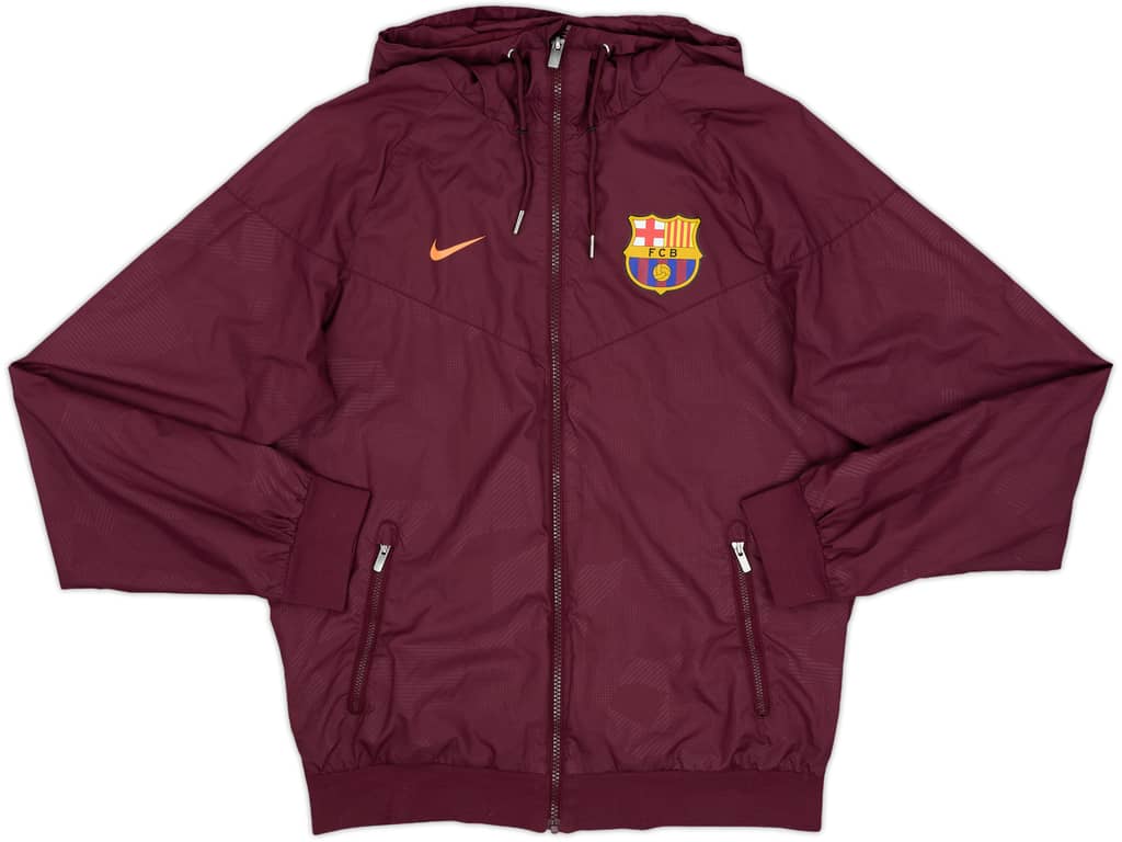2017-18 Barcelona Nike Hooded Rain Jacket - 10/10 - (S)